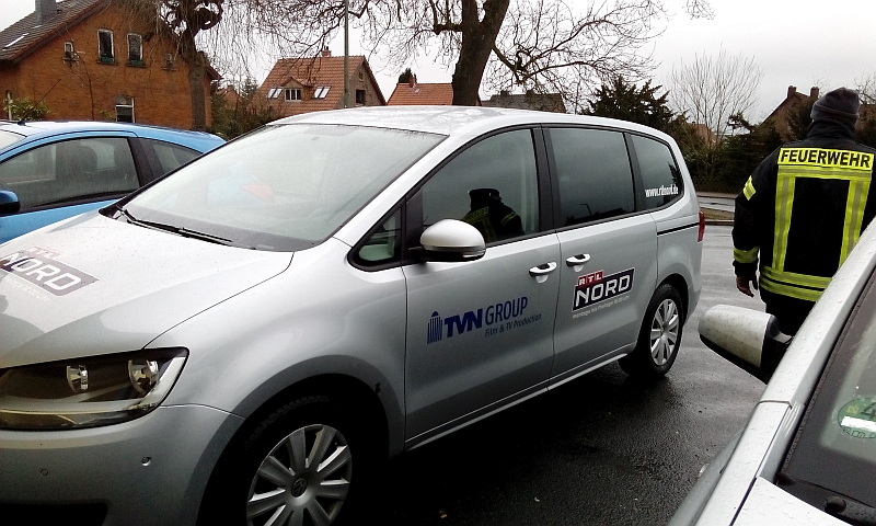 Dreharbeiten für RTL Aktuell 1