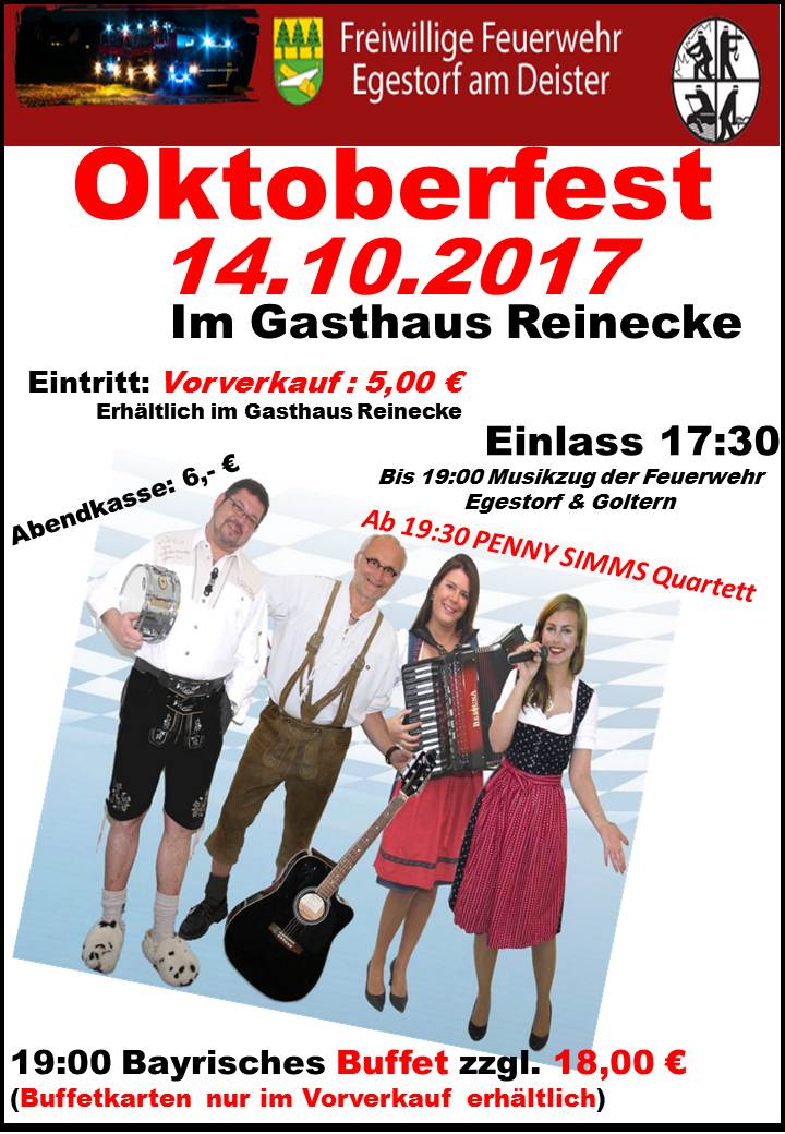 Oktoberfest Plakat 2017 DINA4