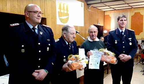 Ehrung 65 jhrige und 60 jhrige Mitgliedschaft JHV2017